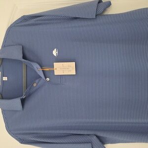 Peter Millar Beautiful Blue, Crown Sport, Golf/polo Shirt, New!